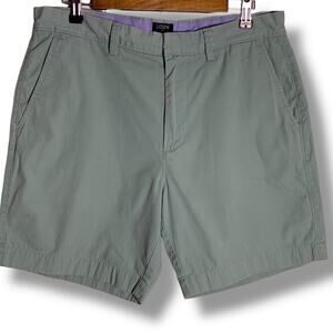 J.Crew Reade Shorts Men's Size 33 Classic Crisp Green 7 Inch Weekend Getaways